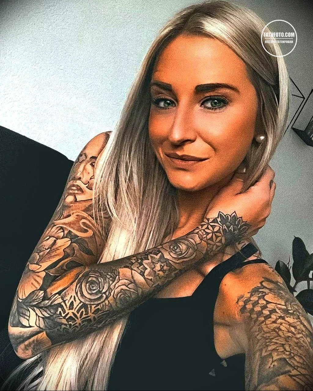 Фото девушек с тату и женских тату рисунков 28.05.22 №0681 — tatufoto.com