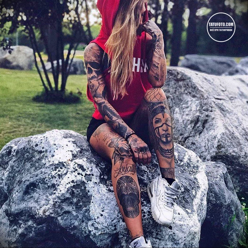 Фото девушек с тату и женских тату рисунков 28.05.22 №0802 — tatufoto.com