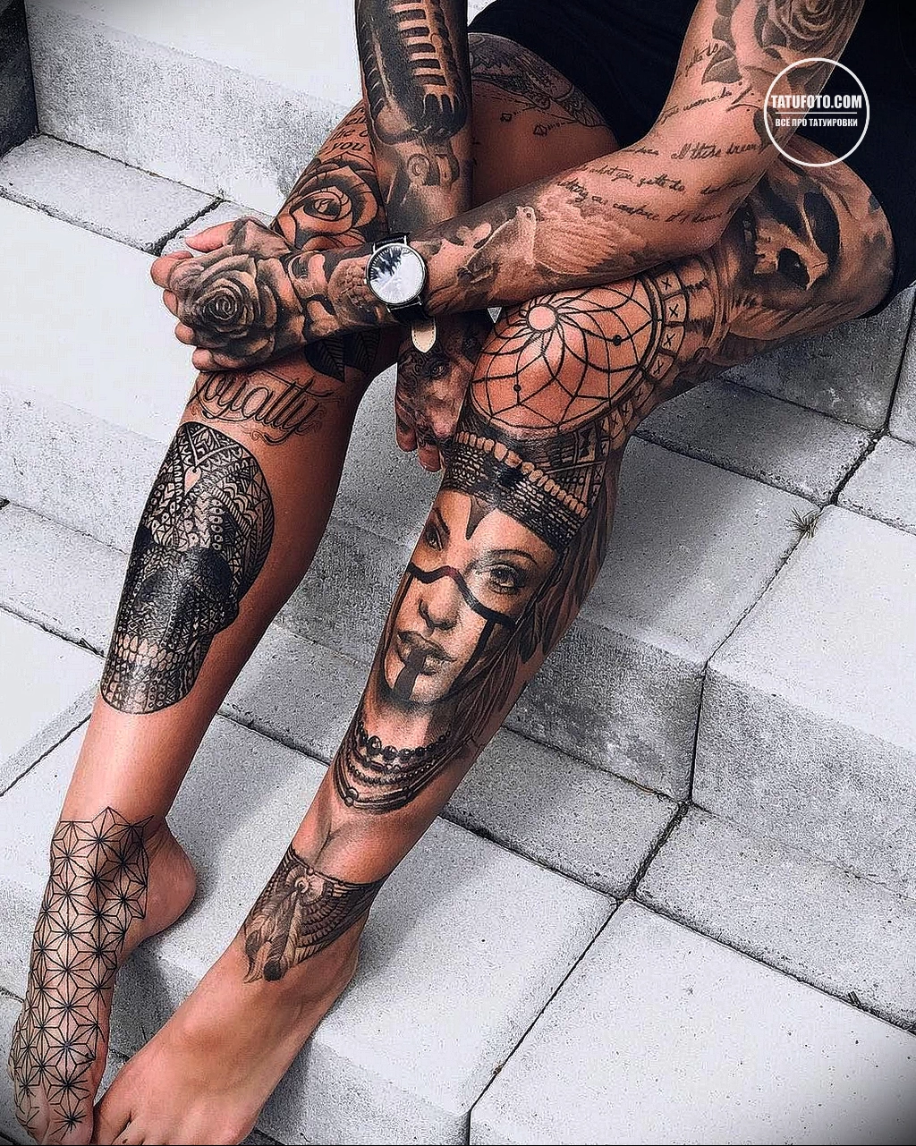 Фото девушек с тату и женских тату рисунков 28.05.22 №0811 — tatufoto.com