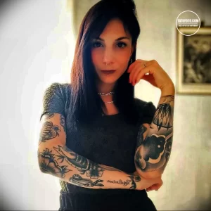 Фото девушек с тату и женских тату рисунков 28.05.22 №0828 - tatufoto.com