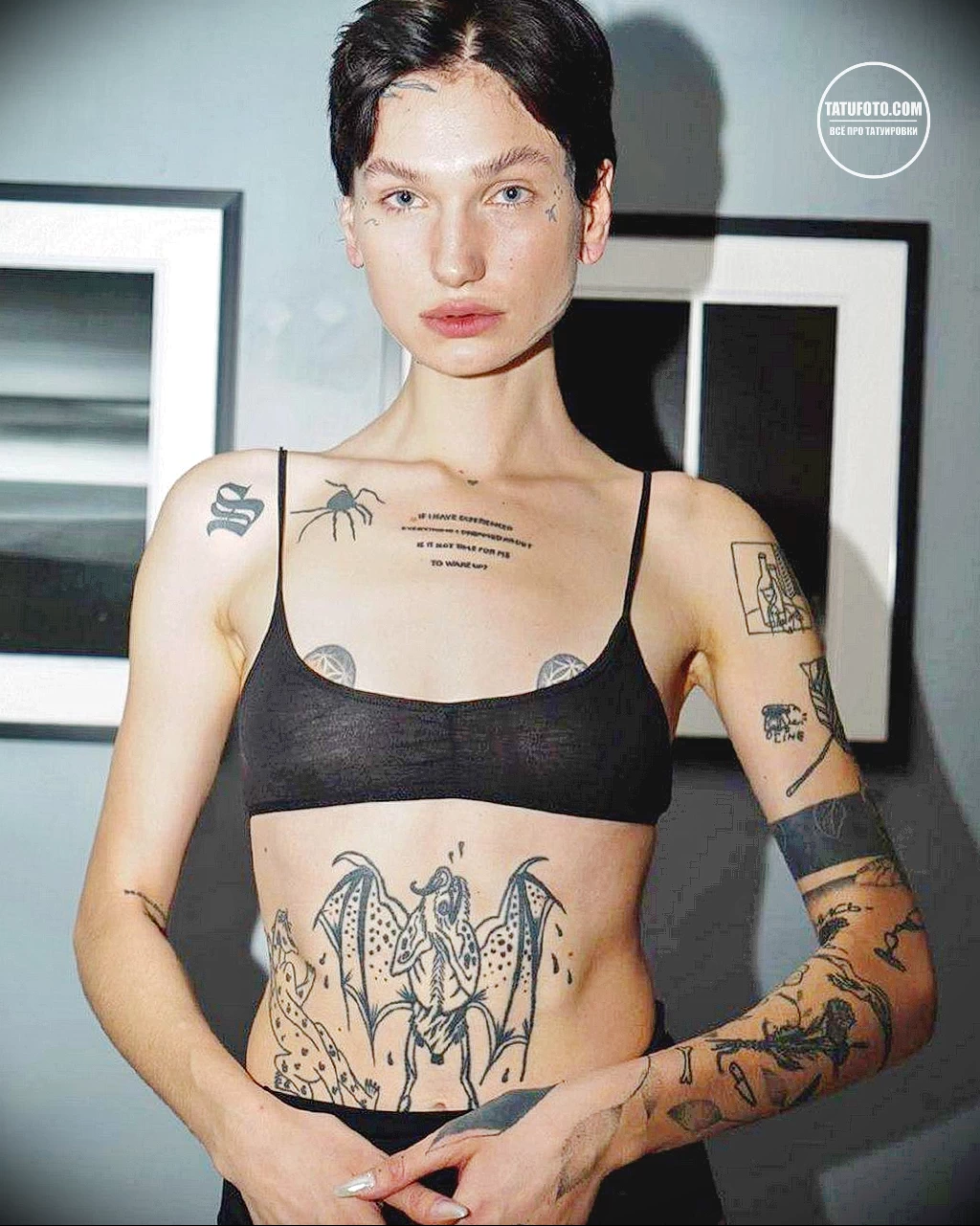 Фото девушек с тату и женских тату рисунков 28.05.22 №0873 — tatufoto.com