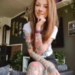 Фото девушек с тату и женских тату рисунков 28.05.22 №1638 - tatufoto.com