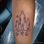 Фото тату про семью 15.05.22 №0256 - Family tattoo photo tatufoto.com