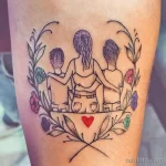 Фото тату про семью 15.05.22 №0474 - Family tattoo photo tatufoto.com