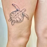 Фото тату черепаха 18.05.22 №0679 - turtle tattoo tatufoto.com