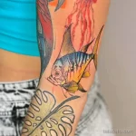 интересный рисунок татуировки 09.05.22 №0098 - interesting tattoo design tatufoto.com