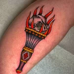 интересный рисунок татуировки 09.05.22 №0099 - interesting tattoo design tatufoto.com