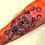 интересный рисунок татуировки 09.05.22 №0114 - interesting tattoo design tatufoto.com
