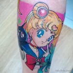 интересный рисунок татуировки 09.05.22 №0126 - interesting tattoo design tatufoto.com