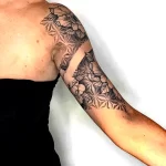 интересный рисунок татуировки 09.05.22 №0129 - interesting tattoo design tatufoto.com