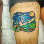 интересный рисунок татуировки 09.05.22 №0161 - interesting tattoo design tatufoto.com