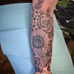 интересный рисунок татуировки 09.05.22 №0204 - interesting tattoo design tatufoto.com