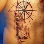 интересный рисунок татуировки 09.05.22 №0206 - interesting tattoo design tatufoto.com