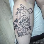 интересный рисунок татуировки 09.05.22 №0209 - interesting tattoo design tatufoto.com