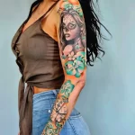 интересный рисунок татуировки 09.05.22 №0219 - interesting tattoo design tatufoto.com