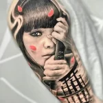 интересный рисунок татуировки 09.05.22 №0256 - interesting tattoo design tatufoto.com