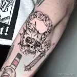 интересный рисунок татуировки 09.05.22 №0297 - interesting tattoo design tatufoto.com