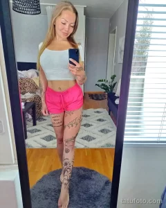 интересный рисунок татуировки 09.05.22 №0319 - interesting tattoo design tatufoto.com