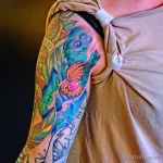 интересный рисунок татуировки 09.05.22 №0320 - interesting tattoo design tatufoto.com