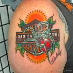 интересный рисунок татуировки 09.05.22 №0321 - interesting tattoo design tatufoto.com