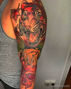 интересный рисунок татуировки 09.05.22 №0325 - interesting tattoo design tatufoto.com