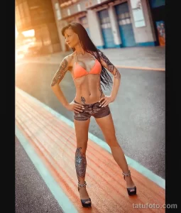 интересный рисунок татуировки 09.05.22 №0333 - interesting tattoo design tatufoto.com