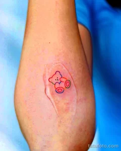 интересный рисунок татуировки 09.05.22 №0343 - interesting tattoo design tatufoto.com