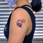 интересный рисунок татуировки 09.05.22 №0350 - interesting tattoo design tatufoto.com