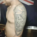 интересный рисунок татуировки 09.05.22 №0362 - interesting tattoo design tatufoto.com