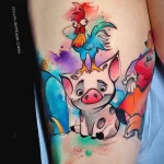 интересный рисунок татуировки 09.05.22 №0395 - interesting tattoo design tatufoto.com