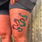 интересный рисунок татуировки 09.05.22 №0396 - interesting tattoo design tatufoto.com