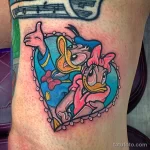 интересный рисунок татуировки 09.05.22 №0401 - interesting tattoo design tatufoto.com
