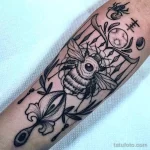 интересный рисунок татуировки 09.05.22 №0417 - interesting tattoo design tatufoto.com