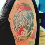 интересный рисунок татуировки 09.05.22 №0421 - interesting tattoo design tatufoto.com