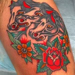 интересный рисунок татуировки 09.05.22 №0422 - interesting tattoo design tatufoto.com
