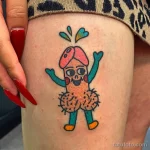 интересный рисунок татуировки 09.05.22 №0433 - interesting tattoo design tatufoto.com
