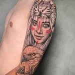 интересный рисунок татуировки 09.05.22 №0449 - interesting tattoo design tatufoto.com
