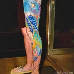 интересный рисунок татуировки 09.05.22 №0453 - interesting tattoo design tatufoto.com