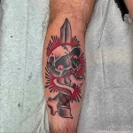 интересный рисунок татуировки 09.05.22 №0464 - interesting tattoo design tatufoto.com