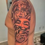 интересный рисунок татуировки 09.05.22 №0470 - interesting tattoo design tatufoto.com
