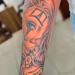 интересный рисунок татуировки 09.05.22 №0481 - interesting tattoo design tatufoto.com