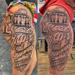 интересный рисунок татуировки 09.05.22 №0490 - interesting tattoo design tatufoto.com