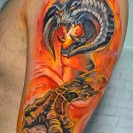 интересный рисунок татуировки 09.05.22 №0492 - interesting tattoo design tatufoto.com