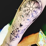 интересный рисунок татуировки 09.05.22 №0523 - interesting tattoo design tatufoto.com