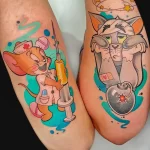 интересный рисунок татуировки 09.05.22 №0592 - interesting tattoo design tatufoto.com