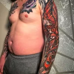 интересный рисунок татуировки 09.05.22 №0593 - interesting tattoo design tatufoto.com
