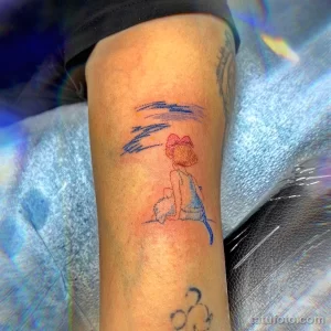 интересный рисунок татуировки 09.05.22 №0620 - interesting tattoo design tatufoto.com