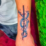 интересный рисунок татуировки 09.05.22 №0624 - interesting tattoo design tatufoto.com