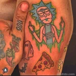 интересный рисунок татуировки 09.05.22 №0629 - interesting tattoo design tatufoto.com