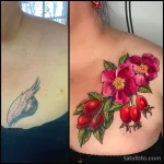 интересный рисунок татуировки 09.05.22 №0661 - interesting tattoo design tatufoto.com